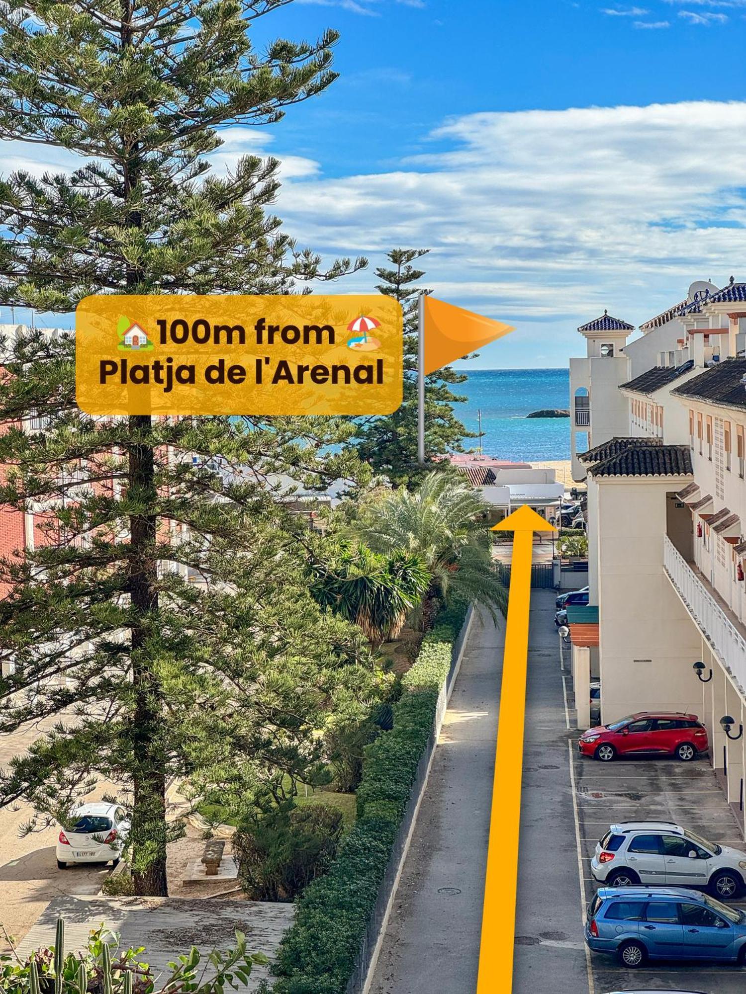Studio Hola Arenal Platja de Larenal Exterior foto